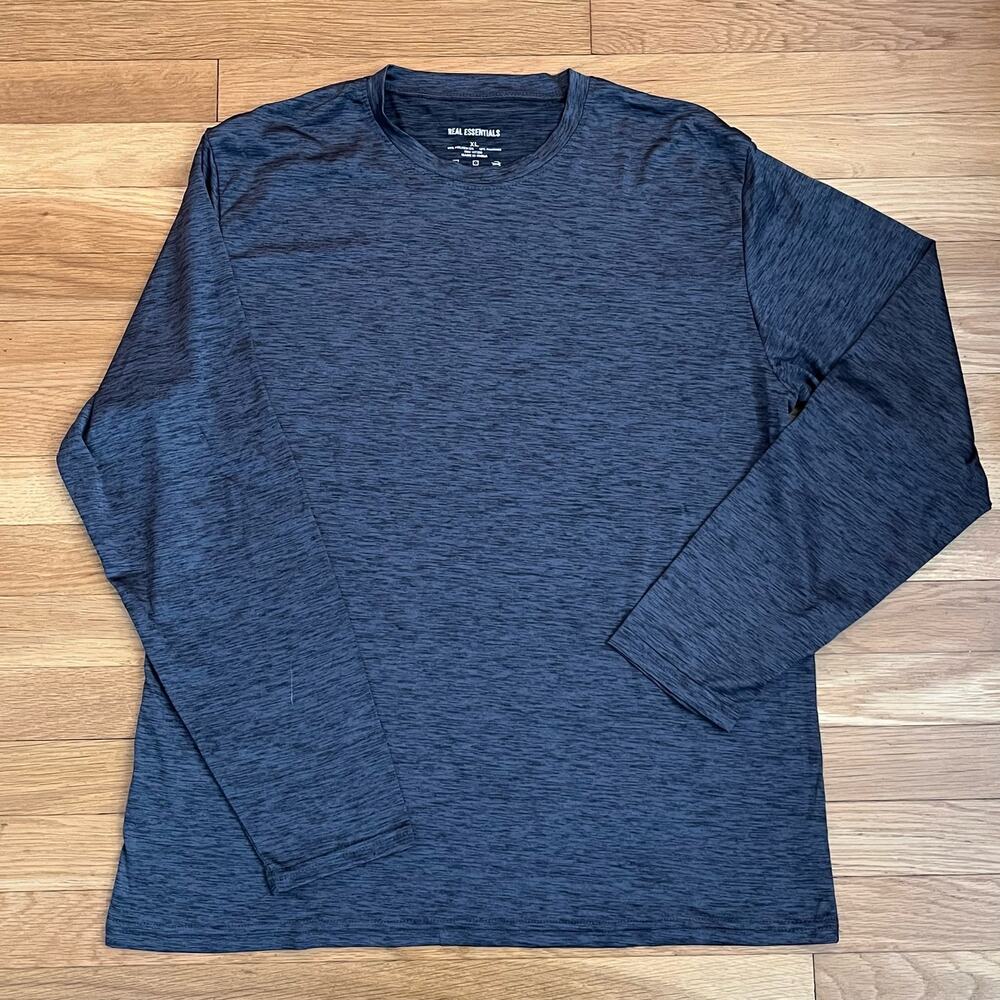 Real Essentials Long-Sleeved Workout Top - Size XL